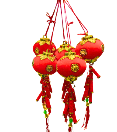 Set 5 Cầu Pháo - Liễn Treo Cây Trang Trí Tết - TLN12