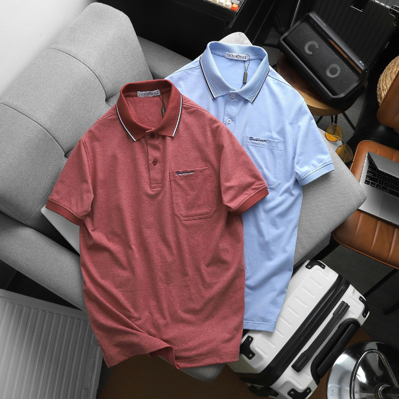 27603_14_20251211182302.png Áo Thun Nam Polo - Áo Thun Cổ Bẻ Nam Phối Sọc Ở Cổ Có Túi Trước Ngực Được Thêu Logo Chữ Paclehorse Sang Trọng Có Big Size - CS296