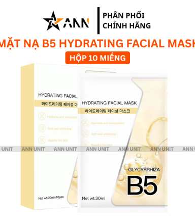 Hộp 10 Miếng Mặt Nạ B5 Hydrating Facial Mask Màu Vàng - 8805128917061