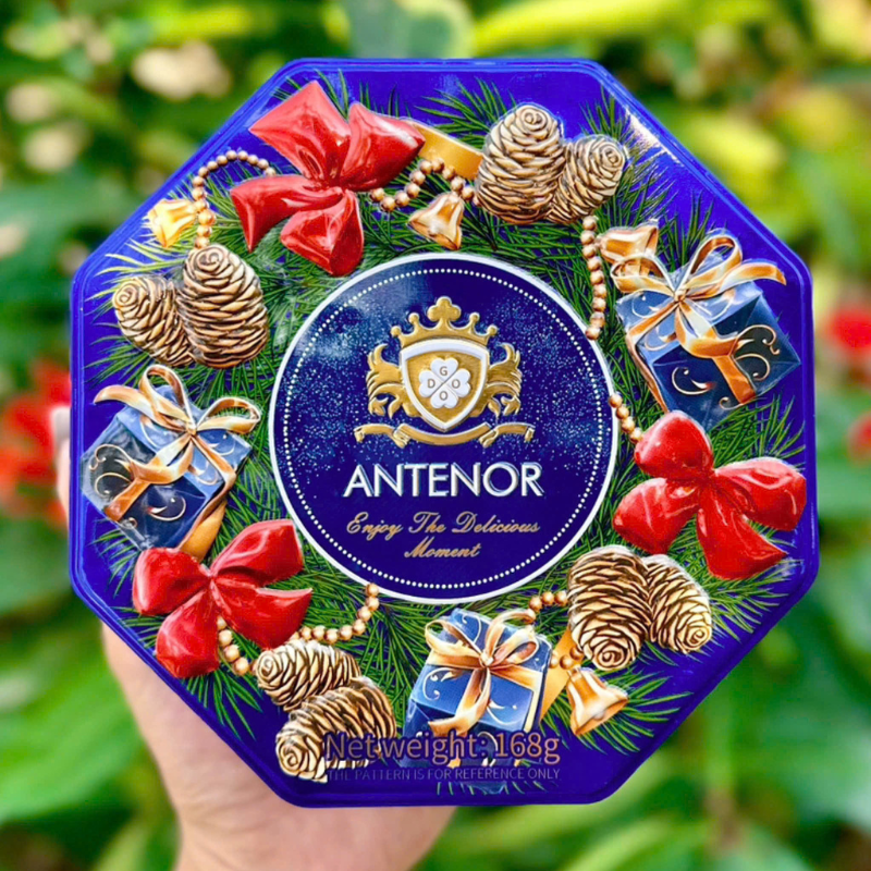 Nguồn hàng sỉ bánh Thiếc Bát Giác Antenor Thơm Ngon - Bánh Antenor Trang Trí Tết 4 Nguồn hàng sỉ bánh Thiếc Bát Giác Antenor Thơm Ngon - Bánh Antenor Trang Trí Tết