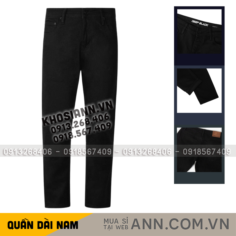 27619_2_20251212174104.png Quần Jeans Osl Aeroflex Deep-Black 95cm Jeans - 7356 - QB445