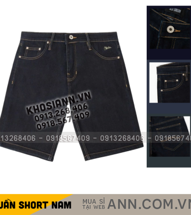 Quần Short Denim Nam Signature Old Sailor - 7184 - QB446