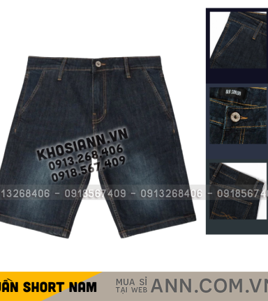 Quần Short Denim Nam Diagonal Old Sailor - 7176 - QB447