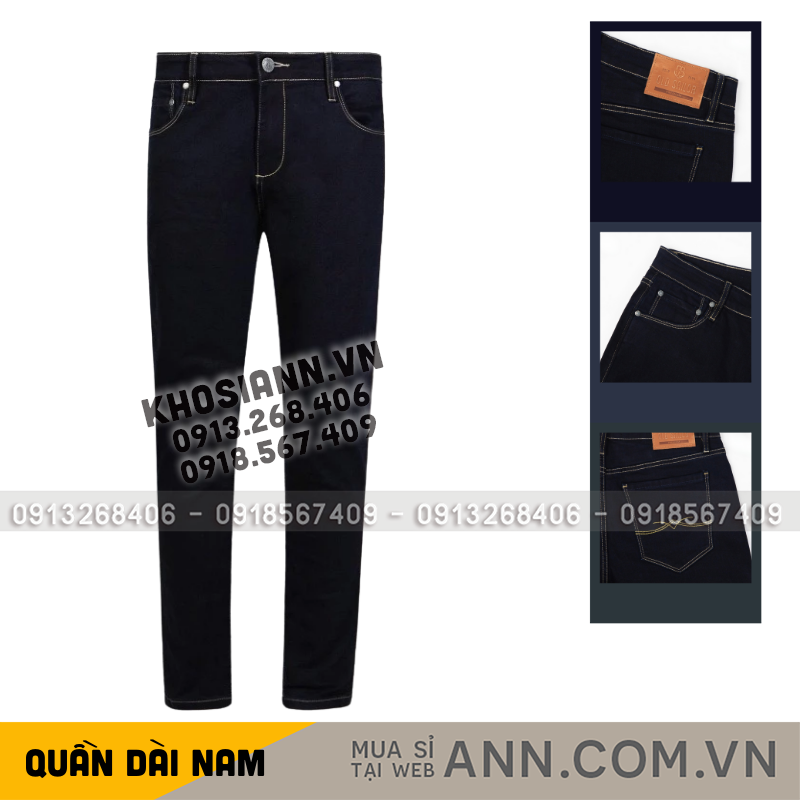 27631_118_20251213100923.png Quần Jean Dài Nam Form Slim-fit Old Sailor - 7287 - QB457