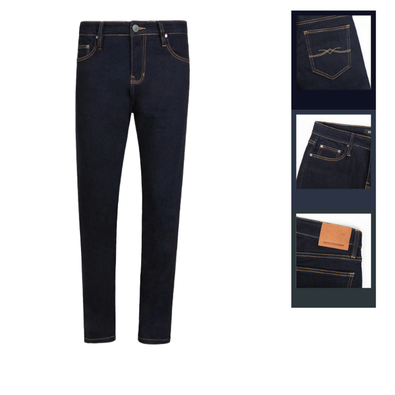 27633_154_20251213173432.png Quần Jean Dài Nam Form Slim-fit Old Sailor - 7260 - QB459