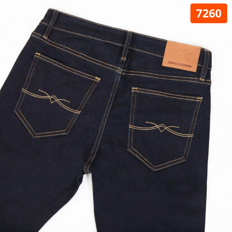 27633_160_20251213173435.png Quần Jean Dài Nam Form Slim-fit Old Sailor - 7260 - QB459