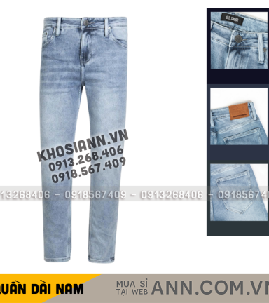 Quần Jean Dài Nam Form Slim-fit Old Sailor - 7262 - QB462