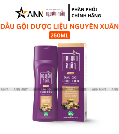 Dầu Gội Dược Liệu Nguyên Xuân Chắc Khỏe Cho Tóc Yếu 250ml - Màu Tím - DGTDNXTY250