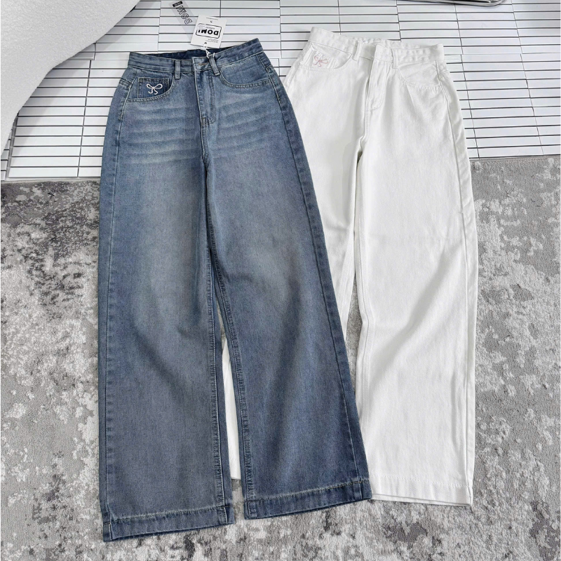 27646_10_20251215092125.png Quần Jeans Nữ Ống Rộng Vải Dày Mềm Không Co Giãn Phối Nơ Ở Túi Quần Cực Xinh - QG287