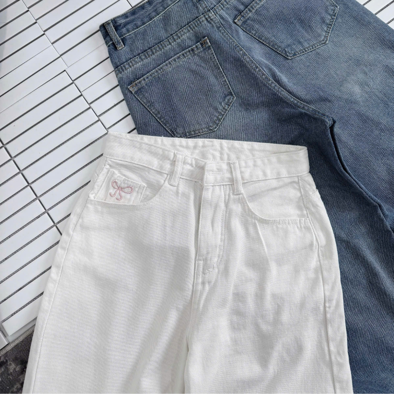27646_12_20251215092126.png Quần Jeans Nữ Ống Rộng Vải Dày Mềm Không Co Giãn Phối Nơ Ở Túi Quần Cực Xinh - QG287