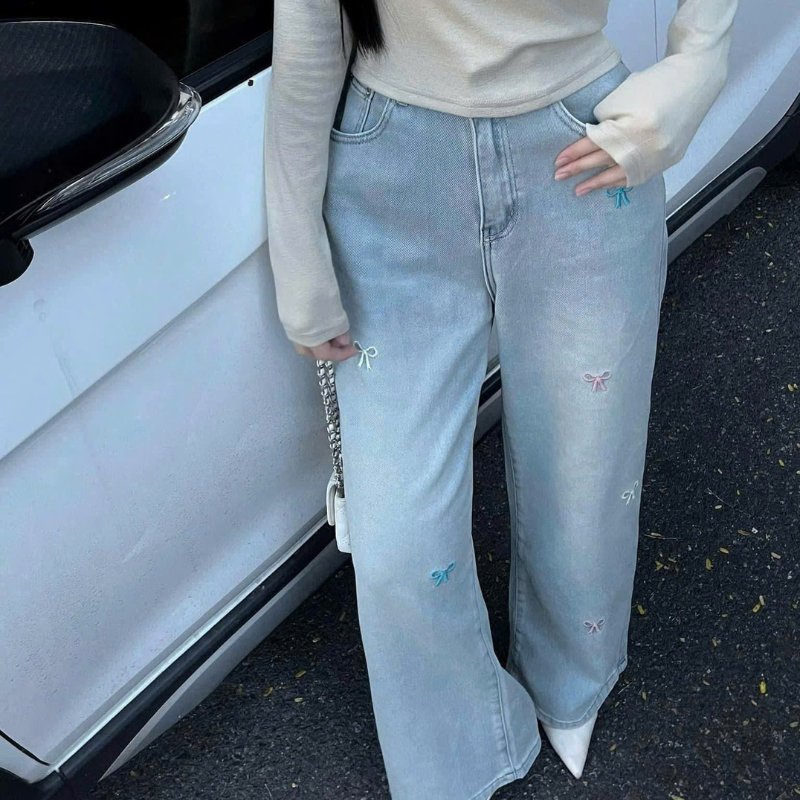 27650_80_20251215110638.png Quần Jeans Cotton Nữ Ống Suông Vải Dày Mềm Không Co Giãn Tôn Dáng - QG290