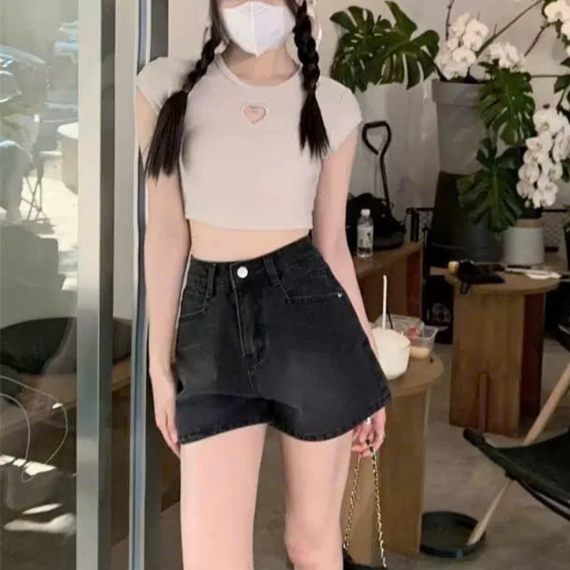 27652_100_20251215112325.png Quần Short Jean Trơn Nữ Không Co Giãn Đứng Form Chuẩn Mặc Cực Xinh - QG292