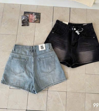Quần Short Jean Trơn Nữ Không Co Giãn Đứng Form Chuẩn Mặc Cực Xinh - QG292