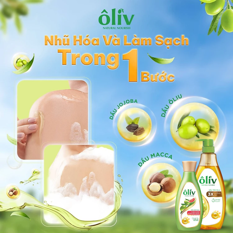27657_10_20251215154952.png Dầu Tắm Ôliu Ôliv 3x Dưỡng Ẩm 650ml - Tặng Dầu Gội Ôliu Giúp Giảm Gãy Rụng Tóc - 8935136865402