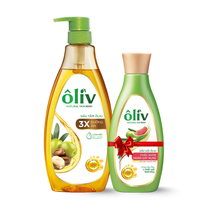 Dầu Tắm Ôliu Ôliv 3x Dưỡng Ẩm 650ml - Tặng Dầu Gội Ôliu Giúp Giảm Gãy Rụng Tóc 8 Dầu Tắm Ôliu Ôliv 3x Dưỡng Ẩm 650ml - Tặng Dầu Gội Ôliu Giúp Giảm Gãy Rụng Tóc