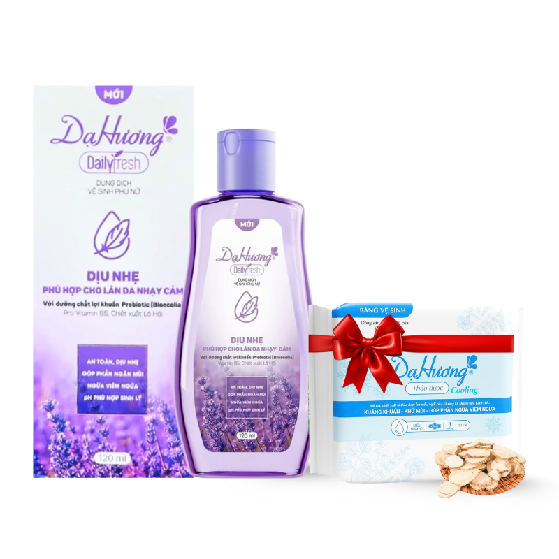 Combo 2 Chai Dung Dịch Vệ Sinh Dạ Hương Daily Fresh Dịu Nhẹ Màu Tím 120ml/chai 8 Combo 2 Chai Dung Dịch Vệ Sinh Dạ Hương Daily Fresh Dịu Nhẹ Màu Tím 120ml/chai