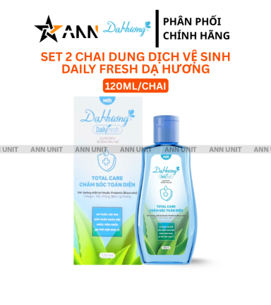 Combo 2 Chai Dung Dịch Vệ Sinh Dạ Hương Daily Fresh Total Care Màu Xanh 120ml/chai - DDVSDHDFX120