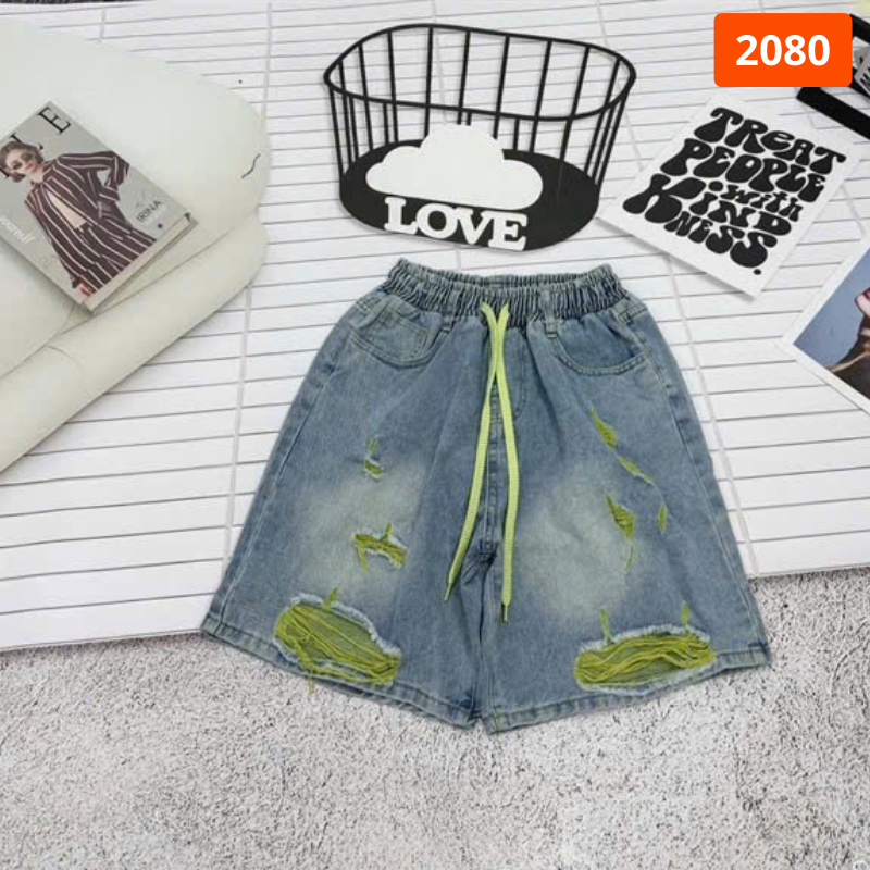 27687_7_20251219100813.png Quần Jeans Nữ Ngố Rách Vải Màu/Phối Sọc Caro - Quần Jean Lưng Thun Đẹp Dày Mềm Không Co Giãn - QG300