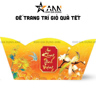 Đế Trang Trí Giỏ Quà Tết - Khay Thuyền Trang Trí Tết - KTTTT01