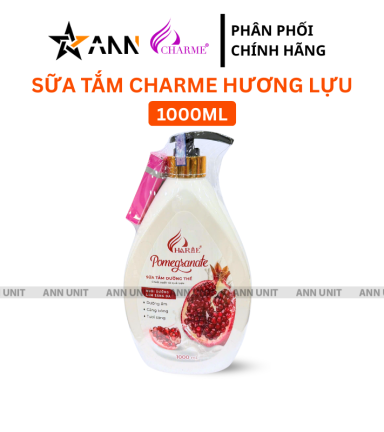 Sữa Tắm Charme Hương Lựu - Sữa Tắm Hương Nước Hoa Charme Pomegranate 1 Lít - 8936194694805