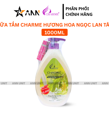 Sữa Tắm Charme Hương Hoa Ngọc Lan Tây - Sữa Tắm Hương Nước Hoa Charme 1 Lít - 8936194698285