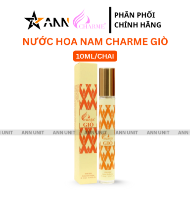 Nước Hoa Nam Charme Giò 10ml Phiên Bản Mới - Hương Thơm Hiện Đại Sang Trọng - 8936194698469LE