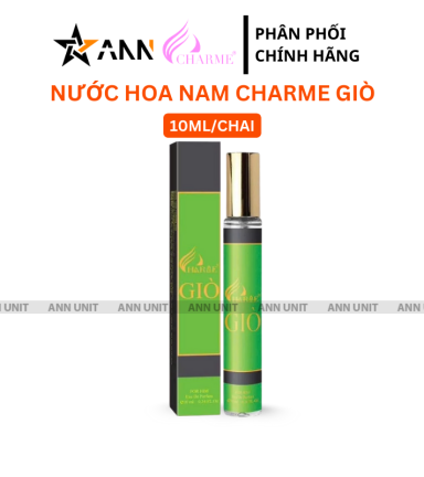 Nước Hoa Nam Charme Giò 10ml - Hương Thơm Hiện Đại Sang Trọng - 8936194698599LE