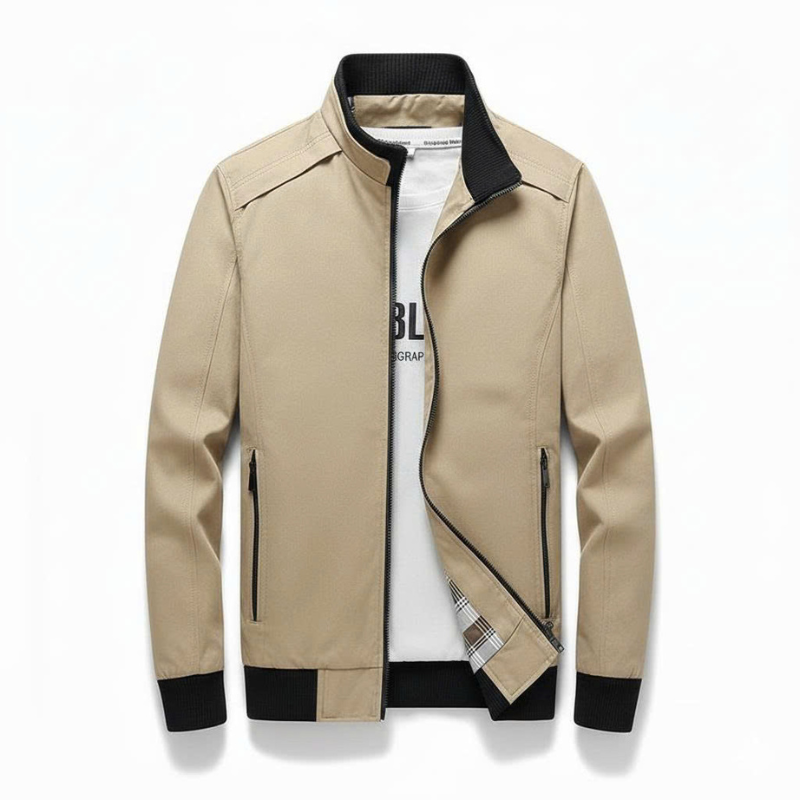 27749_26_20251223154544.png Áo Khoác Dù Nam Cổ Trụ - Áo Khoác Cổ Trụ Trơn Form Đứng Mặc Đẹp Có Big Size - AK099