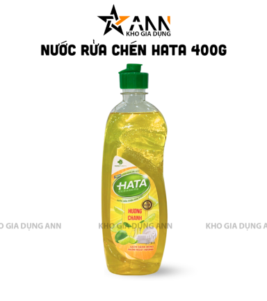 Nước Rửa Chén Sinh Học Hata Cleaners 400g - Nước Rửa Chén Hata Hương Chanh - 8938529135243