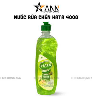Nước Rửa Chén Sinh Học Hata Cleaners 400g - Nước Rửa Chén Hata Hương Gừng Sả - 8938529135229