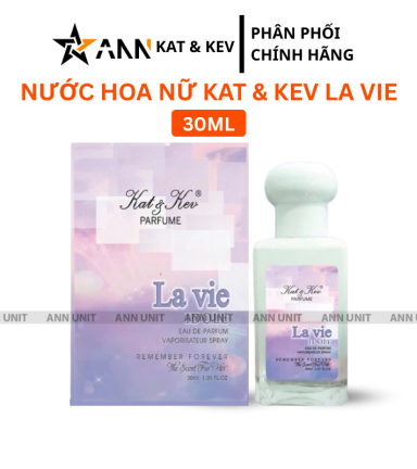Nước Hoa Nữ Kat Kev La Vie 30ml - Hương Thơm Ngọt Thanh Dịu Nhẹ - 8936213271192