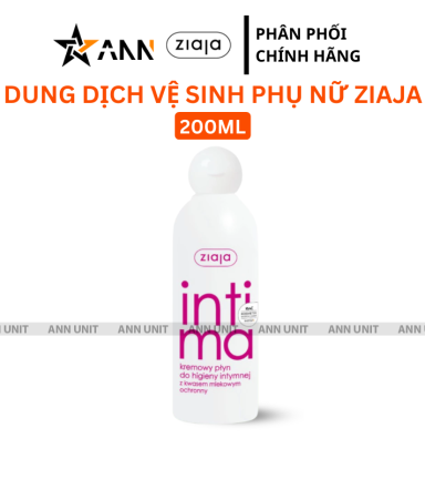 Dung Dịch Vệ Sinh Phụ Nữ Ziaja Intimate 200ml Màu Hồng - DDVSPNZH