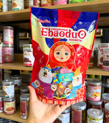 Kẹo Socola Gấu Bắc Cực Nga Ebaoduo Thơm Ngon - 6970563490843