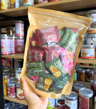 Bánh Lss - Bánh Quy Bơ Sữa Nhân Kem Thơm Ngon Túi Zip - BLSS01