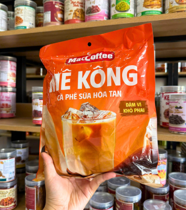 Cà Phê Mê Kông - Cà Phê Sữa Hòa Tan Đậm Vị Maccoffee 20 Gói - 8936024241445