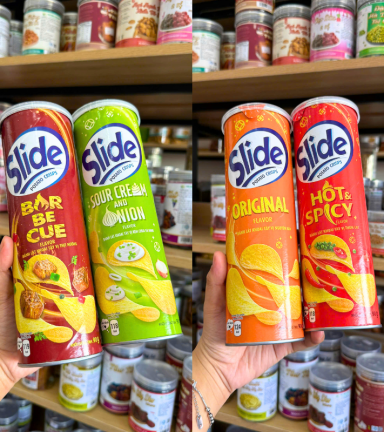 Khoai Tây Slide Lon 900g 4 Vị Thơm Ngon - KTSL900G