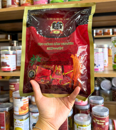 Kẹo Hồng Sâm Vitamin 200g - Kẹo Sâm Đỏ Hàn Quốc - 8938531053016