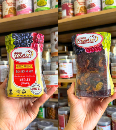 Nho Khô 3 Màu Prime Thơm Ngon 425g - Ngo Khô Prime - 8938562071027
