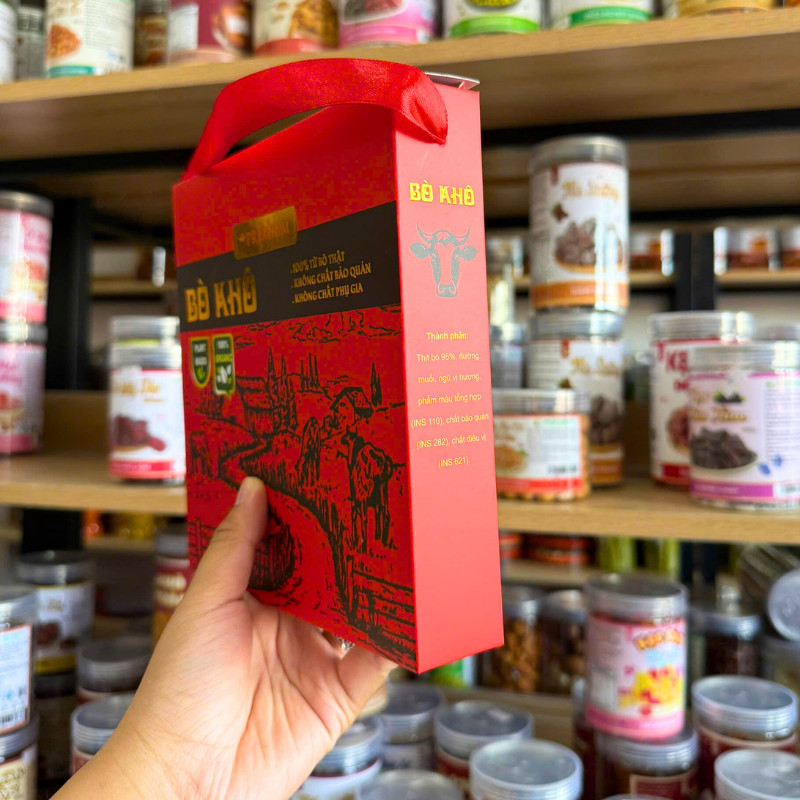 Chuyên sỉ khô Bò Malai Siêu Cay 400g - Khô Bò Miếng Thượng Hạng 6 Chuyên sỉ khô Bò Malai Siêu Cay 400g - Khô Bò Miếng Thượng Hạng