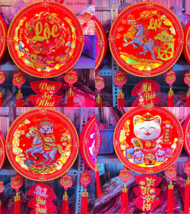 Dây Treo Đèn Tròn Có Nhạc Trang Trí Tết - DTDTTT01