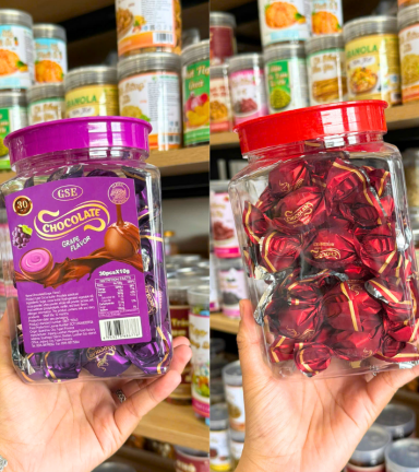 Kẹo Chocolate Gse - Kẹo Sô Cô La Thơm Ngon Vị Dâu - Nho Hộp 30 Cái x 10g - 6943273686776