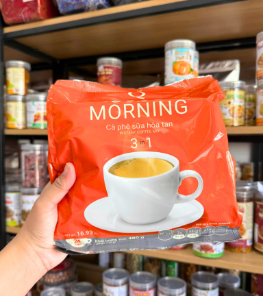 Cà Phê Morning - Cà Phê Sữa Hòa Tan 3 In 1 480g(24 Gói x 20g) - 8934833470025