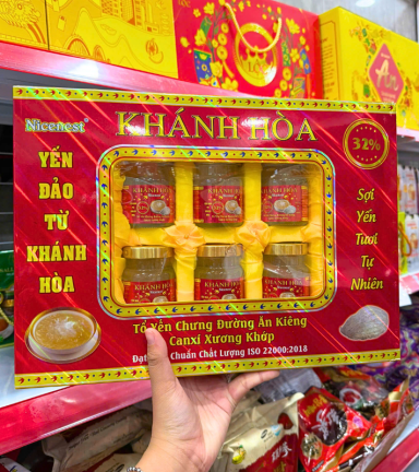 Tổ Yến Chưng Đường Đảo Từ Khánh Hòa Nicenest 32% Set 6 Hủ 70ml - 8936223360442