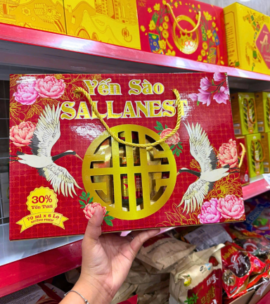 Yến Sào SALLANEST Dạng Xách 30% Set 6 Hủ 70ml - 8938551526002