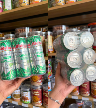 Set 6 Lon Nước Tăng Lực Bidrico Vị Chanh Bạc Hà - Nước Ngọt Bidrico Chanh Bạc Hà (325ml/Lon) - 8935051803497