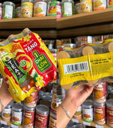 Set 6 Chai Trà Ô Lông Tea + Plus Vị Truyền Thống (450ml/Chai) - 8934588870576