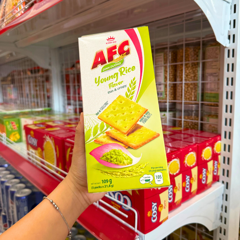 Nơi lấy sỉ bánh Afc Vị Cốm Non - Bánh Kinh Đô Afc Dinh Dưỡng 109g (5 Gói x 21,8g) 5 Nơi lấy sỉ bánh Afc Vị Cốm Non - Bánh Kinh Đô Afc Dinh Dưỡng 109g (5 Gói x 21,8g)