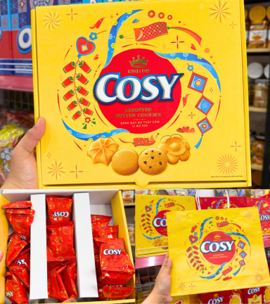 Bánh Cosy Kinh Đô - Bánh Quy Thập Cẩm Vị Bơ Sữa 315g (21 Gói x 15g) - 8934680115780