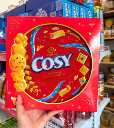 Bánh Cosy Kinh Đô - Bánh Quy Bơ Thập Cẩm Socola 520g - (Kèm Túi) - 8934680114141