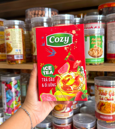 Trà Dâu & Ổi Hồng COZY 120g (8 gói x 15g) - 8936010533202
